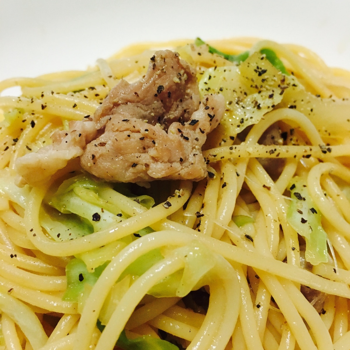 豚肉キャベツパスタ レシピ 作り方 By Buchan M 楽天レシピ